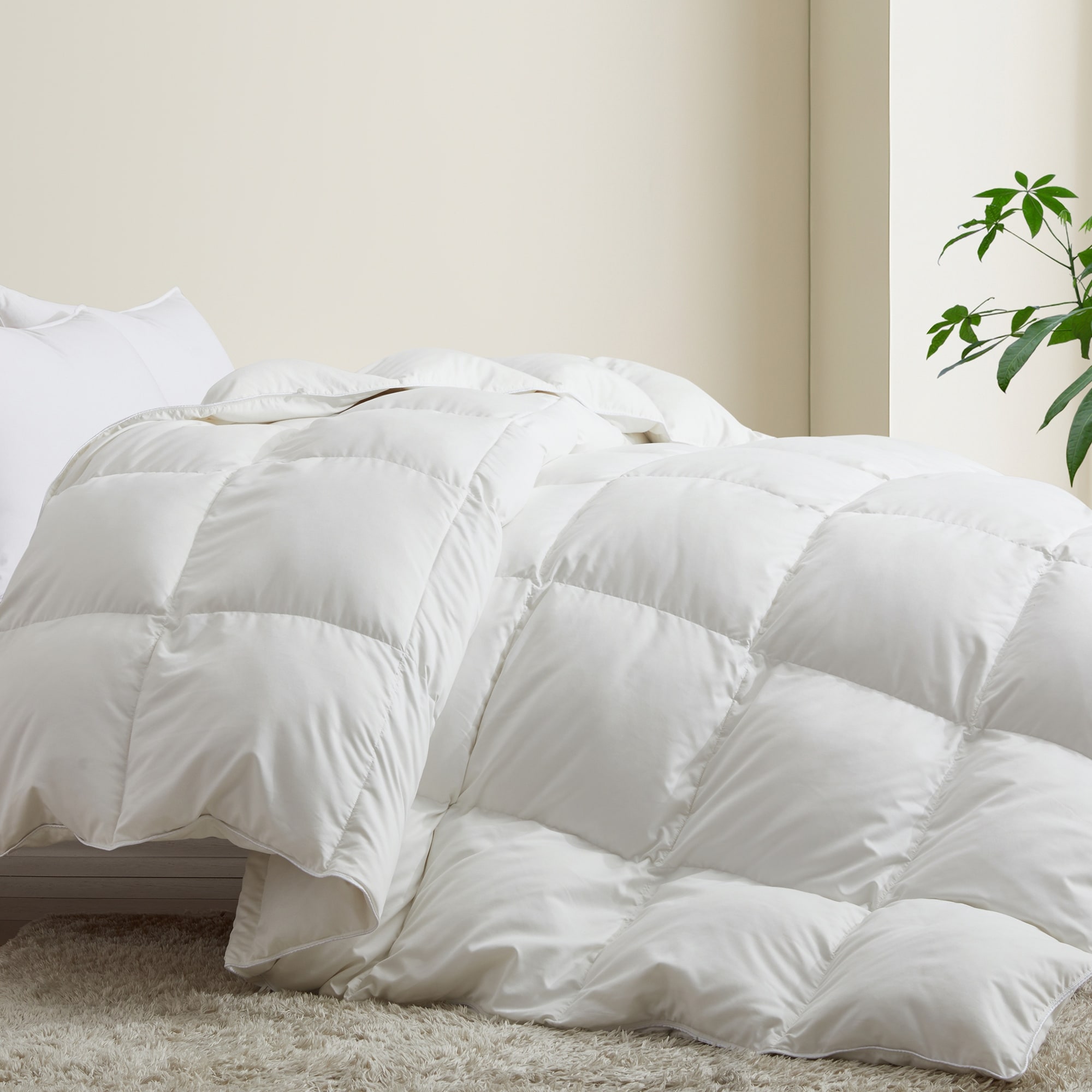 Melange down power on sale comforter